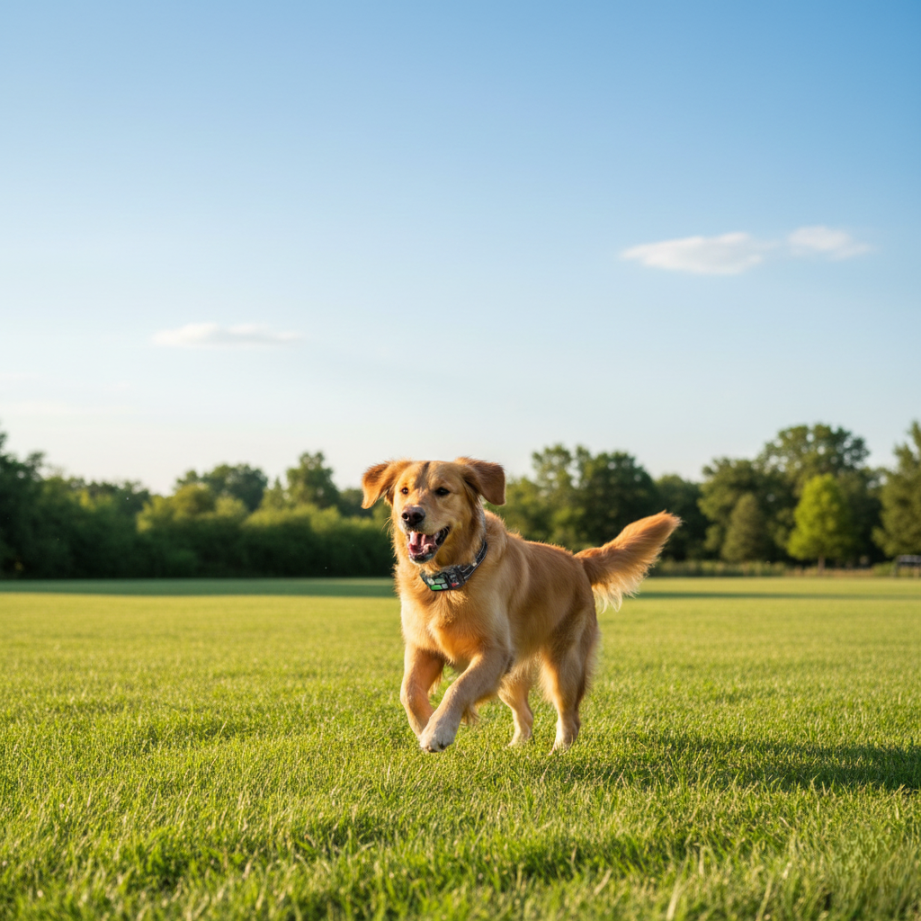 GPS Wireless Dog Fencing System – GPS Dog Fence Collar with Satellite Technology & Adjustable Range (15–200m)