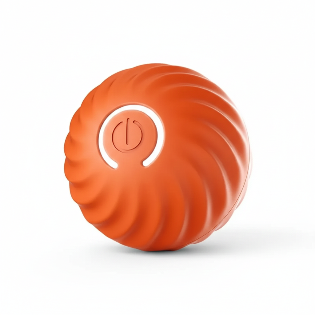 Automatic Moving Interactive Dog Ball Toy – USB Rechargeable Smart Chew & Bouncing Ball for Puppies & Dogs