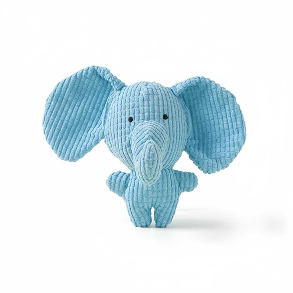 Plush Companion Dog Toy (Monkey, Pig, Cow, Koala, Elephant, Rabbit, Tiger) – Durable Bite-Resistant Squeaky Toy for Dogs of All Sizes