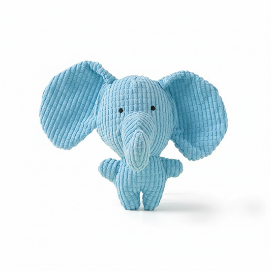 Plush Companion Dog Toy (Monkey, Pig, Cow, Koala, Elephant, Rabbit, Tiger) – Durable Bite-Resistant Squeaky Toy for Dogs of All Sizes