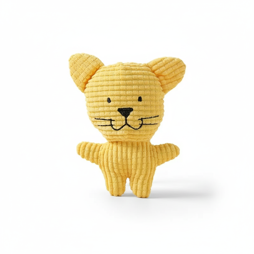 Plush Companion Dog Toy (Monkey, Pig, Cow, Koala, Elephant, Rabbit, Tiger) – Durable Bite-Resistant Squeaky Toy for Dogs of All Sizes