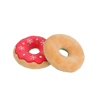 Christmas Dog & Cat Plush Toy – Squeaky Santa, Gingerbread & Reindeer Holiday Toy Soft, Durable, Pet-Safe Plush for Festive Indoor Play