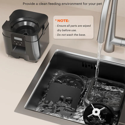 Smart Automatic Pet Feeder – Timed Cat & Dog Food Dispenser with Portion Control | Slow-Feed Bowl for Healthy Eating & Daily Meal Scheduling