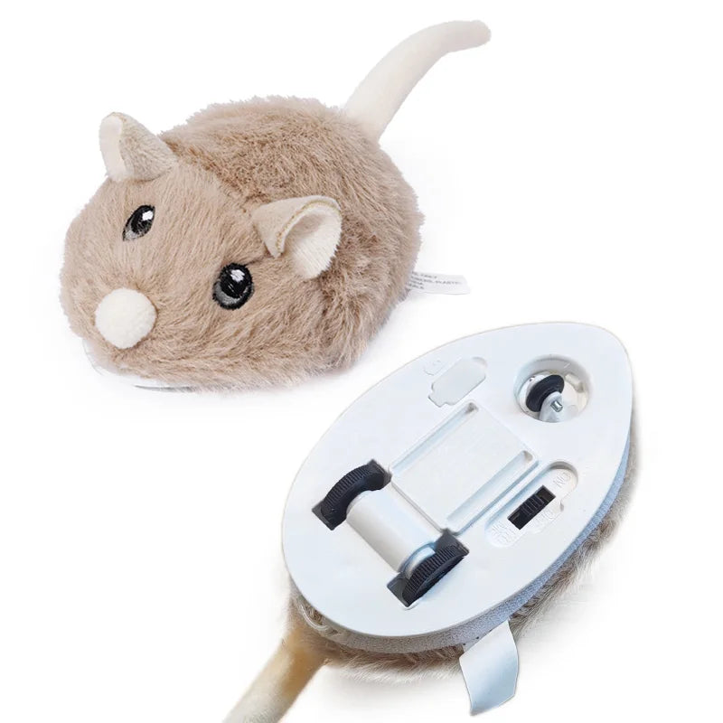 Electric Interactive Mouse Cat Toy – Automatic Self-Playing, Fast-Moving Plush Toy for Indoor Exercise & Boredom Relief