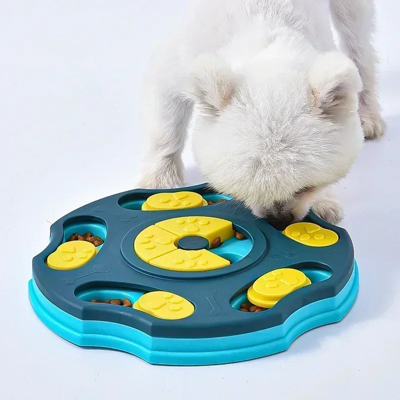 Interactive Dog Puzzle Slow Feeder – Treat-Dispensing IQ Training Toy for Digestive Health, Enrichment Feeding & Behavior Correction