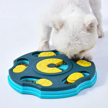 Interactive Dog Puzzle Slow Feeder – Treat-Dispensing IQ Training Toy for Digestive Health, Enrichment Feeding & Behavior Correction