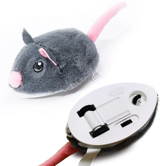 Electric Interactive Mouse Cat Toy – Automatic Self-Playing, Fast-Moving Plush Toy for Indoor Exercise & Boredom Relief