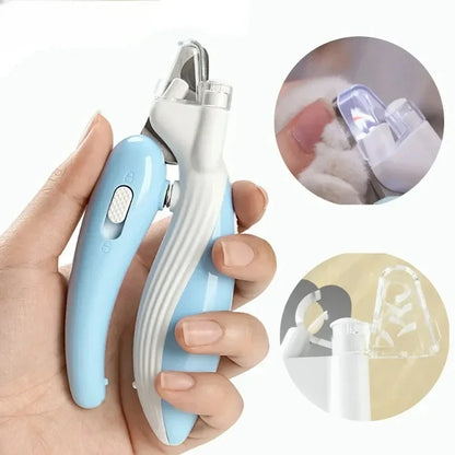 Professional Pet Nail Clippers with LED Light – Safe Paw & Claw Grooming Trimmer for Dogs, Cats, and Small Animals