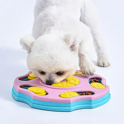 Interactive Dog Puzzle Slow Feeder – Treat-Dispensing IQ Training Toy for Digestive Health, Enrichment Feeding & Behavior Correction