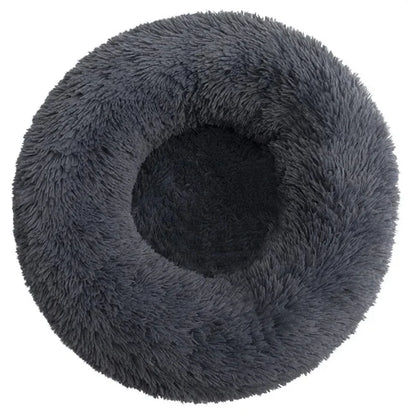 Luxury Round Plush Pet Bed for Small, Medium & Large Dogs – Super Soft Cat & Dog Nest, Winter Warm Fleece Dog House